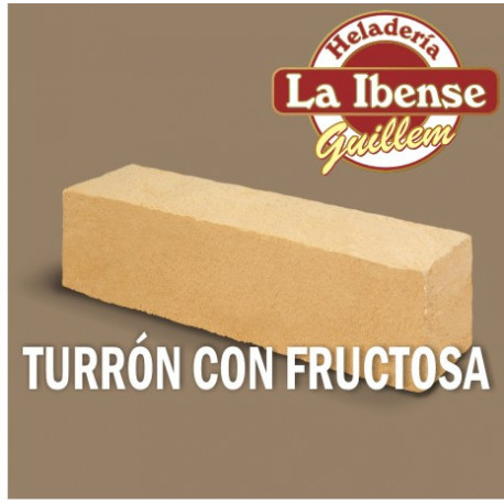 Barra TURRÓN CON FRUCTOSA