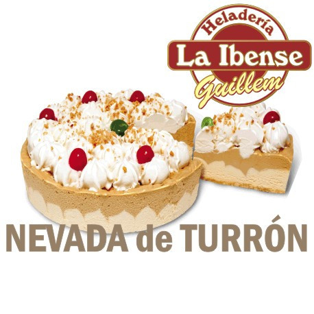 Tarta NEVADA DE TURRÓN (12 porciones)