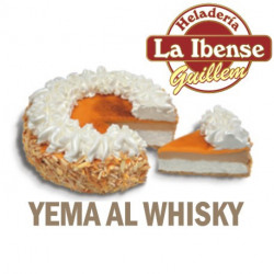 Tarta YEMA AL WHISKKY (8 porciones)